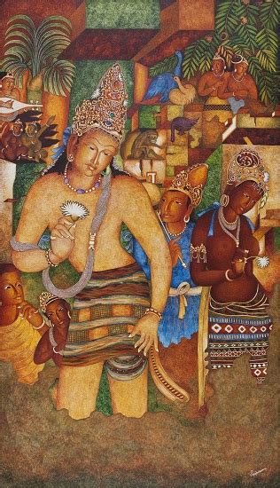 Padmapani Ajanta Series Painting By Professional Artist Vijay Kulkarni