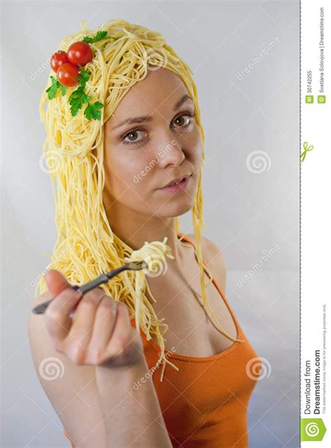 Mmm Pasta Hair Rwtfstockphotos