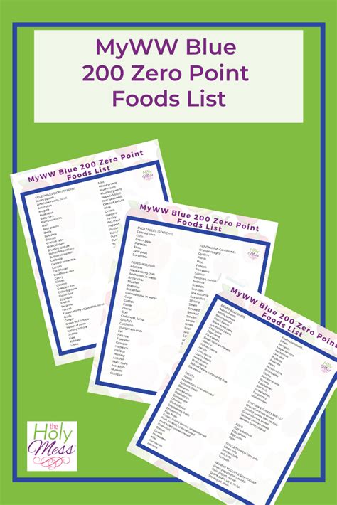The free printable list the weight watchers freestyle program and its associated zero points foods are designed to support the top 10 most popular recipes (pdf) on simple nourished living + weekly support emails with. Pin on WW