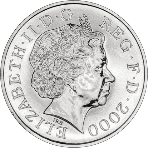 5 Pounds Elizabeth Ii 4th Portrait Millennium Dome Privy Mark