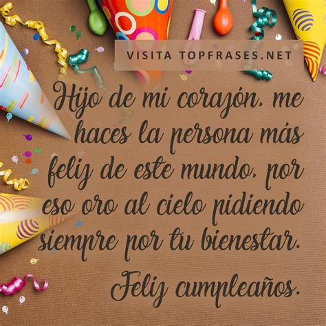 Palabras De Amor Para Mi Hijo Que Cumple Anos Laptrinhx News