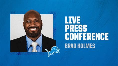 Live Updates Detroit Lions Introduce Brad Holmes As General Manager