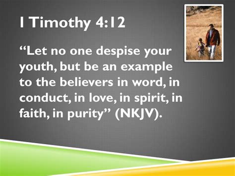 Ppt 1 Timothy 412 Powerpoint Presentation Free Download Id5683098