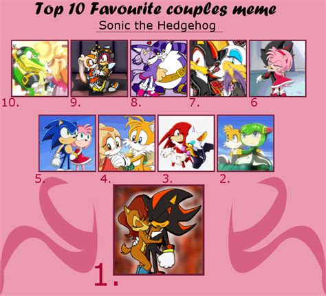 Top 10 Sonic The Hegdehog Couples By Pandalove93 On Deviantart