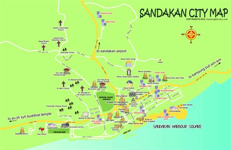 Maps Of Sabah Amazing Borneo Tours