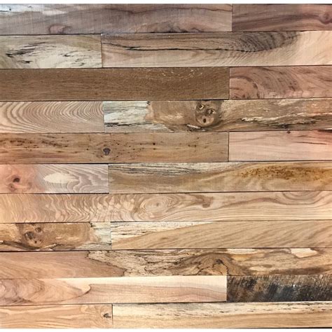 Shiplap Plank 05 In H X 35 In W X 1 Ft 3 Ft L Natural Wood Wall