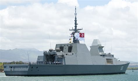 Senang Diri Singapore Navy Stealth Frigate Reveals New Defensive Aids