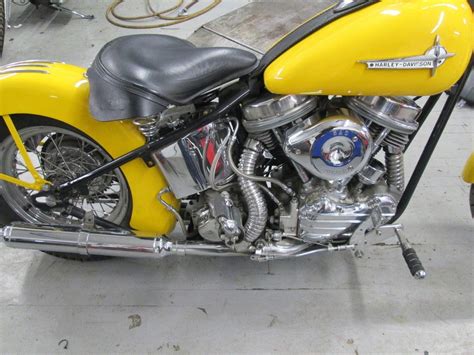 1961 Harley Davidson Panhead Yellow Lewis Center Ohio 1025124