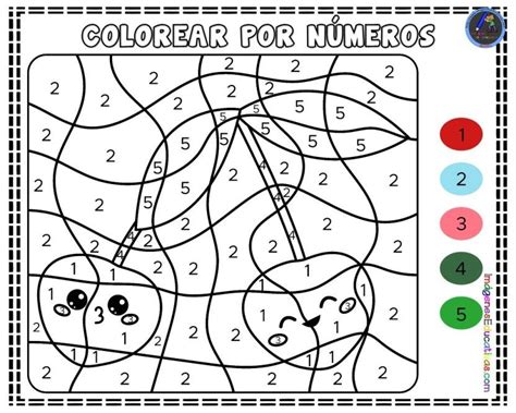 Dibujos Con Números Para Colorear Fáciles Di Bujos Para Colorear