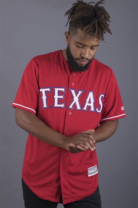 Texas Rangers Mlb Coolbase Replica Red Mens Stateside Sports