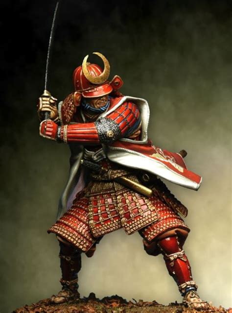 Pegaso Models 90mm Samurai In Full Armor White Metal Figure Kit 90 047