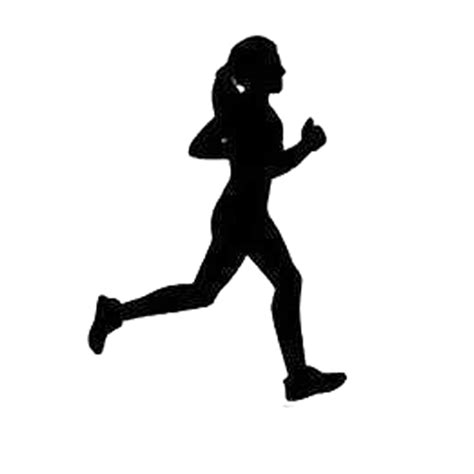 Girl Running Silhouette Free Download On Clipartmag