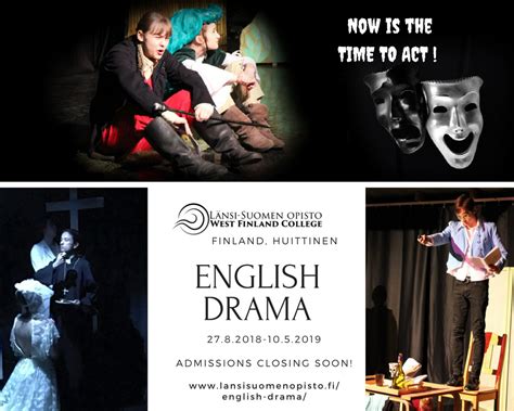 English Drama Länsi Suomen Opisto English Drama Drama School Drama