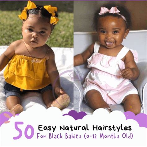 50 Easy Natural Hairstyles For Black Babies 0 12 Months Old Coils