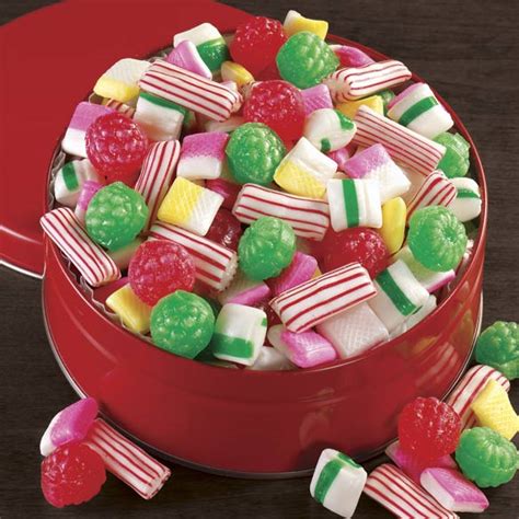 Sugar Free Old Fashioned Christmas Candy Tin