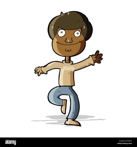 Cartoon Dancing Man Stock Vector Image And Art Alamy