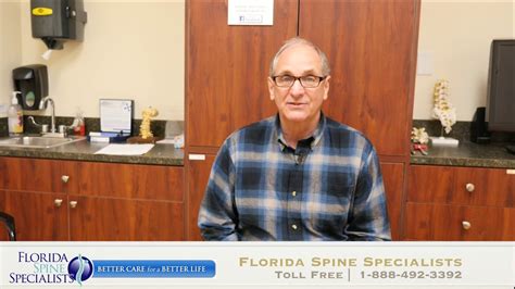 Florida Spine Specialists | Patient Testimonial - YouTube