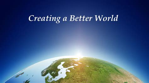 Creating A Better World Center For Spiritual Living Asheville