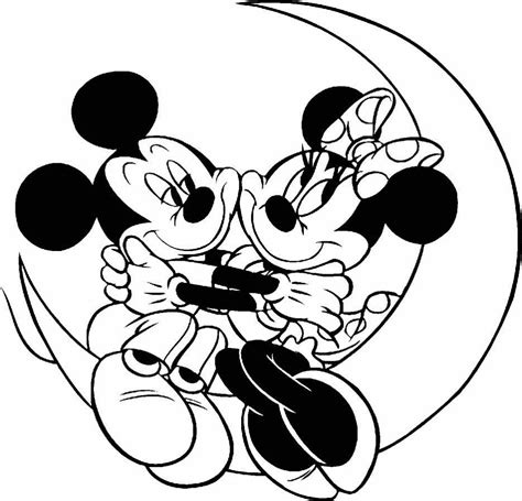 Mickey And Minnie Mouse Coloring Pages Printables Ekids Pages