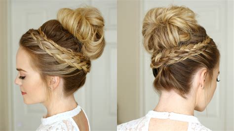 Dutch Braid High Bun Missy Sue Youtube