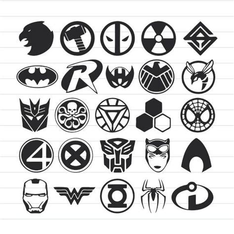 Superhero Logo Svg