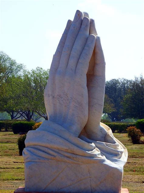 Praying Hands Statue Photograph By David G Paul
