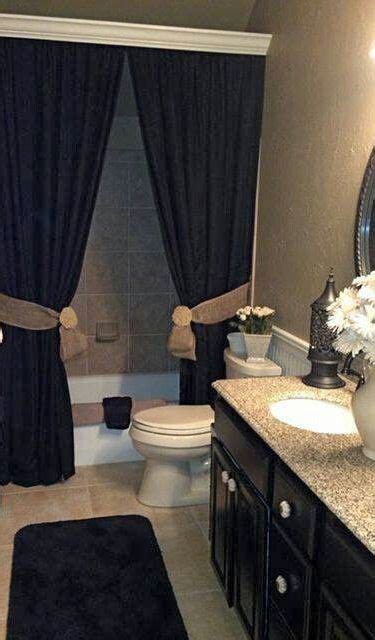 Shower curtains are an essential element to any bathroom. Kids bathroom? Love the moulding hiding the curtain rod ...
