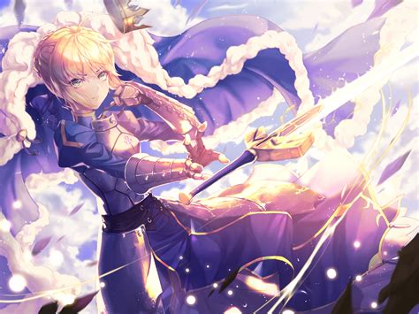 Download Saber Fate Series Anime Fategrand Order 4k Ultra Hd Wallpaper By Chopped