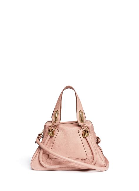 Chloé Paraty Small Leather Bag In Pink Lyst Uk