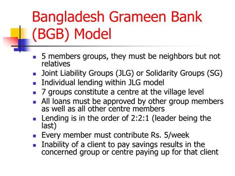 In the 21st century, if we talk about windows, then we will get a lot of versions. PPT - Bangladesh Grameen Bank (BGB) Model PowerPoint ...