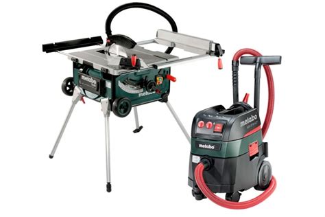 Metabo Table Saw Ts 254 And Vacuum Cleaner Asr35m Acp Table Saw
