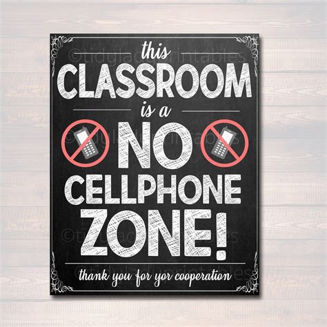 This Classroom Is A No Cellphone Zone Thank You For Your Appreciation