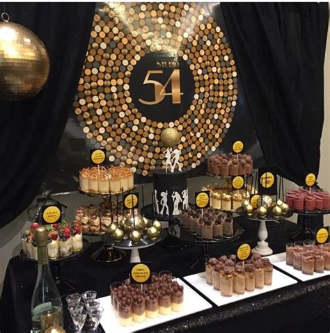 From bouncy beats to hair that scrapes the ceiling and disco balls as far as. Studio 54 themed dessert table, styling by ...