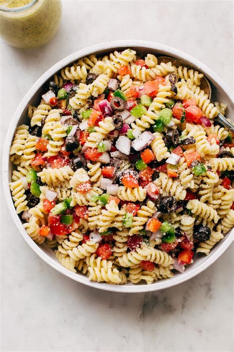 The flavor of this pasta salad is so good, your guests will keep coming back for more. Easy California Pasta Salad with Italian Dressing Recipe ...