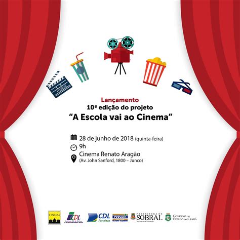 Secretaria De Educação Projeto “a Escola Vai Ao Cinema” Será Lançado