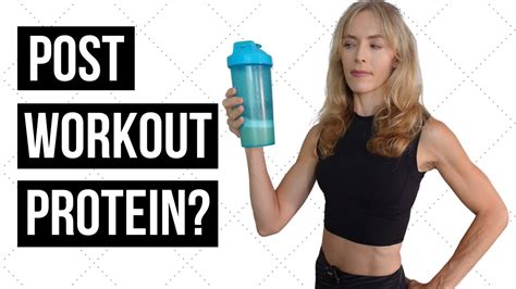 Do You Need To Use Protein Shakes Post Workout Youtube