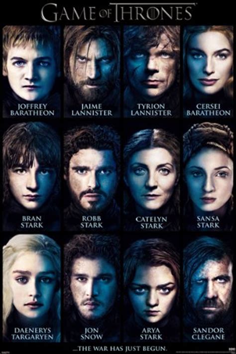 Buy Game Of Thrones Cast Season 3 Poster In Posters Sanity