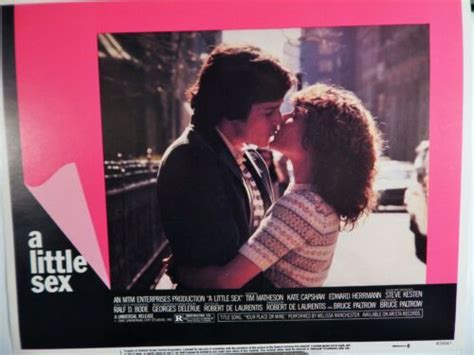 A Little Sex Vtg 1982 Color Movie Lobby Card 14 X 11 Kate Capshaw T Matheson Ebay
