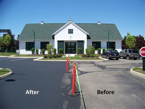 No pot life or working time like 2 component products. Sealcoating | Asphalt Services | Columbus Ohio