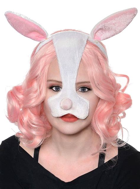 Fancy Dress And Period Costumes Nose Teeth Wonderland Bunny Book Adult