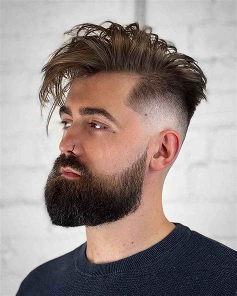 26 Best Beard Fade Haircut And Hairstyle Ideas For A Modern Rugged Look