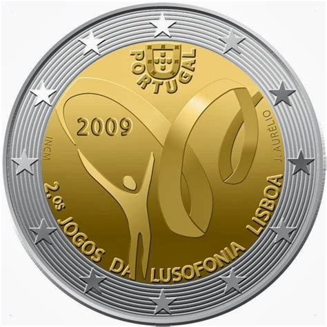 Portuguese Commemorative 2 Euro Coins 2nd Lusophone Games