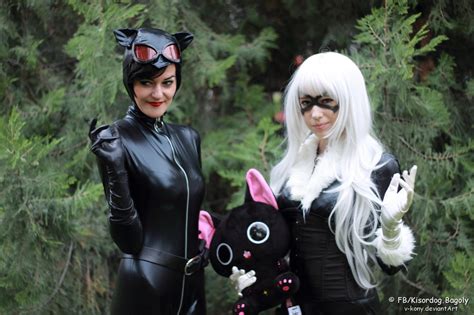 Catwoman And Black Cat By V Kony On Deviantart