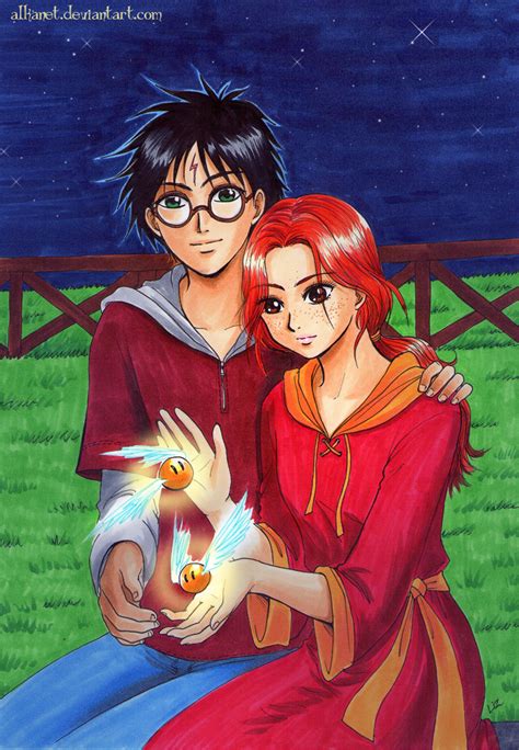 Harry X Ginny 2 Snitches By Alkanet On Deviantart