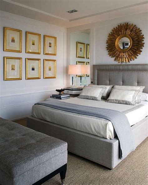 20 Gray And Gold Bedroom