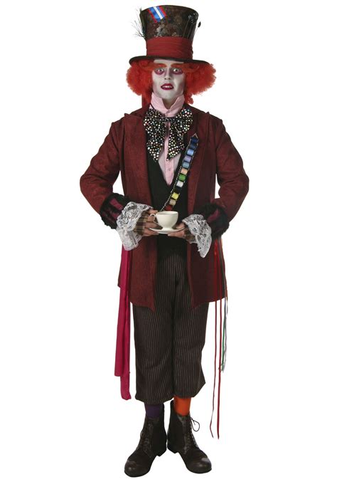 Authentic Mens Mad Hatter Costume Mad Hatter Costumes Mad Hatter