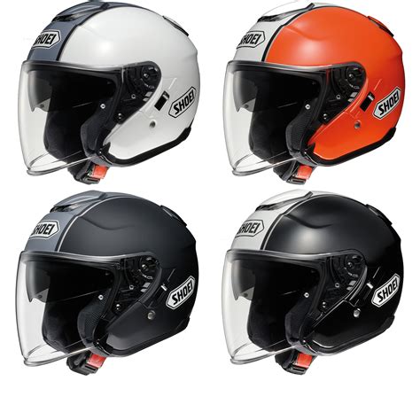 Open face urban motorcycle motorbike touring helmet. Shoei J-Cruise Corso Open Face Motorcycle Helmet - Open ...
