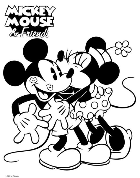 Desenho Da Minnie E Do Mickey Para Colorir My Xxx Hot Girl