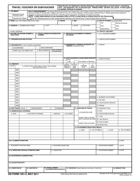 Dd Form 1351 2 Fill Out Sign Online And Download Fillable Pdf