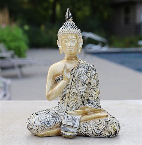 Buddha Statue For Home Altar Shrine Meditation Room 8 Inches Etsy